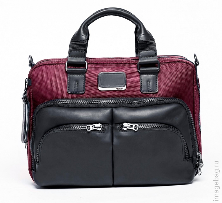 Деловая сумка ALPHA Y01 ruby бордовая
