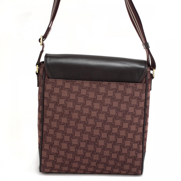 Коричневый мужской планшет Dunhill 32-5