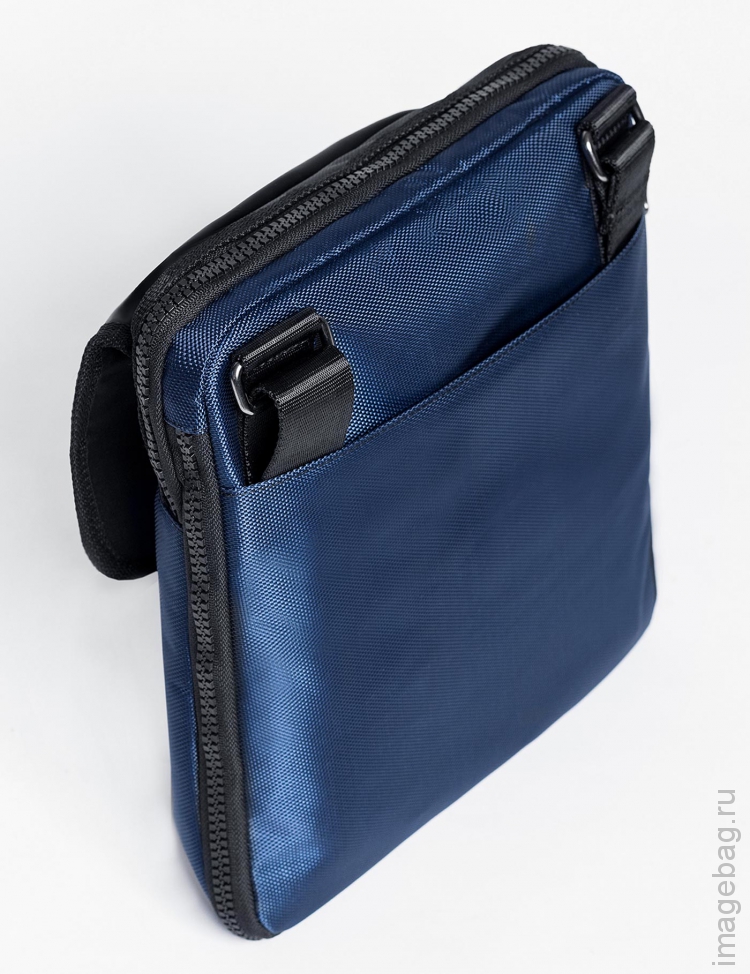 ALPHA Y02 blue Деловая сумка через плечо-7