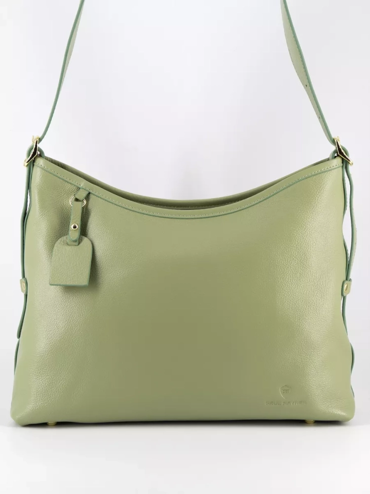 Сумка женская шоппер Paul Rayner green 8214