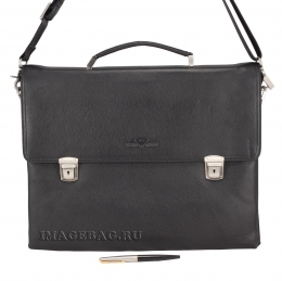 Элегантный мужской кожаный портфель Armani 5000-1