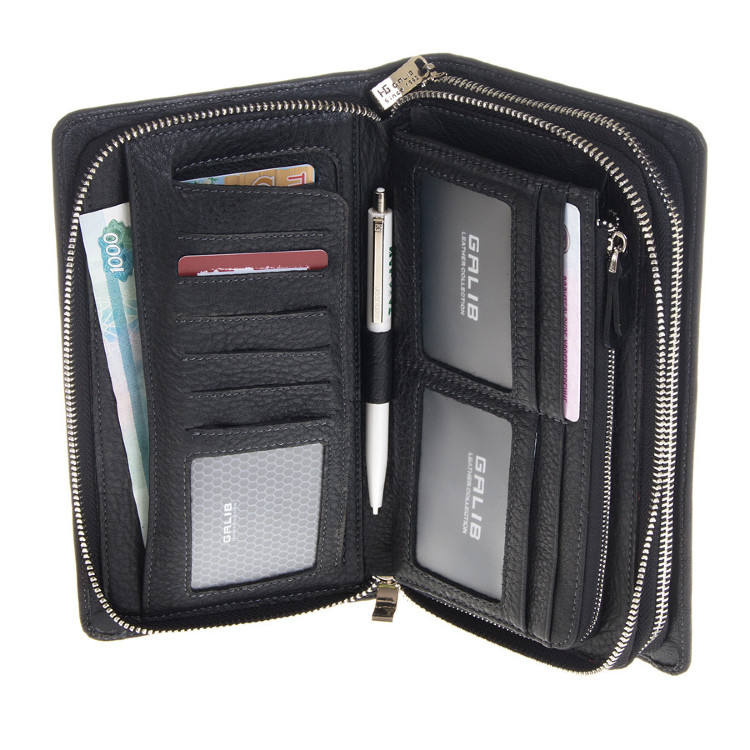 Мужской кожаный клатч GALIB 7M205