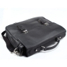 Большой мужской портфель из натуральной кожи Mulberry 5187mu black