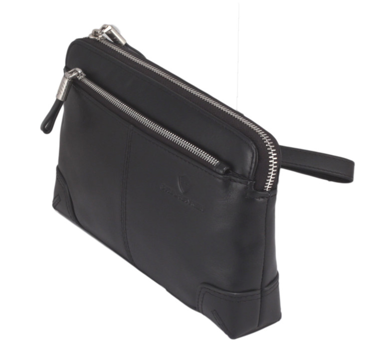  Мужской клатч на молнии Paul Rayner 0357269-10 черный/black _4889