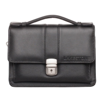 Барсетка мужская из натуральной кожи Alford Black