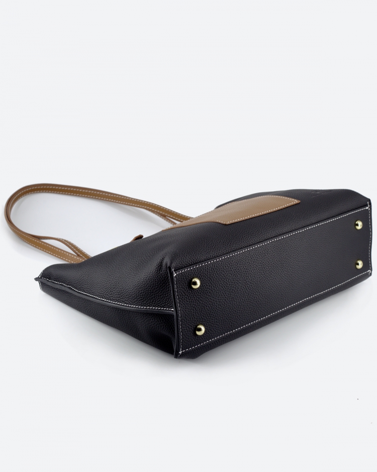 Женская сумка шоппер черная Paul Rayner black