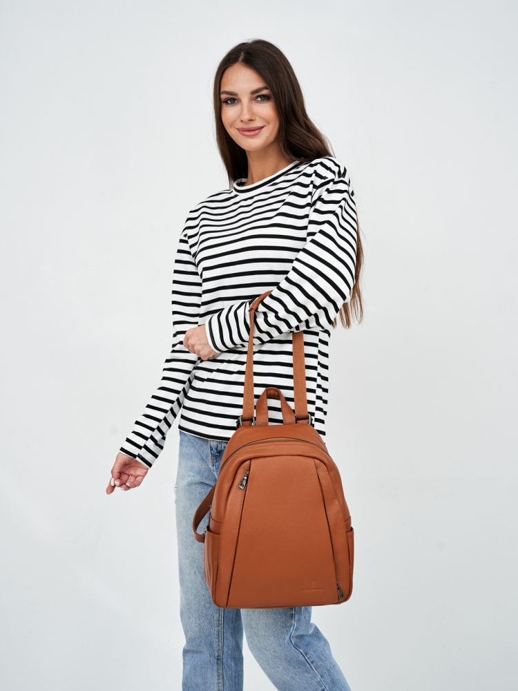 Рюкзак женский коричневый Paul Rayner Wendy brown 1048