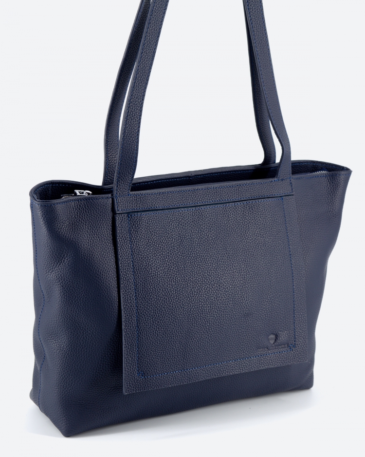 Женская сумка шоппер Paul Rayner blue Gloria 3188