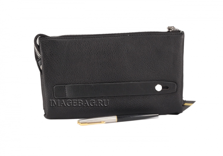 Стильный мужской клатч ht (эйч энд ти) на застежке 1292-1black -2
