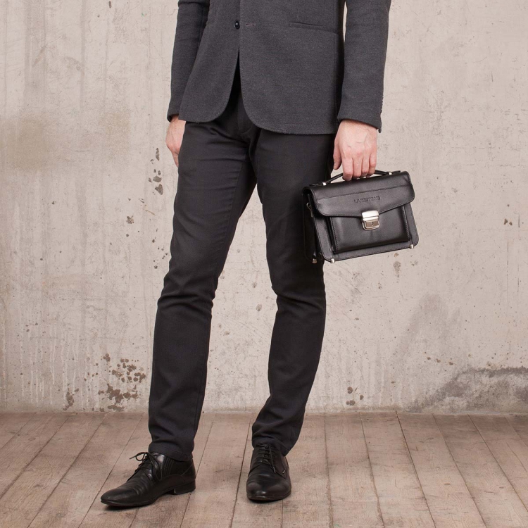 Большая барсетка мужская для документов Clark Black