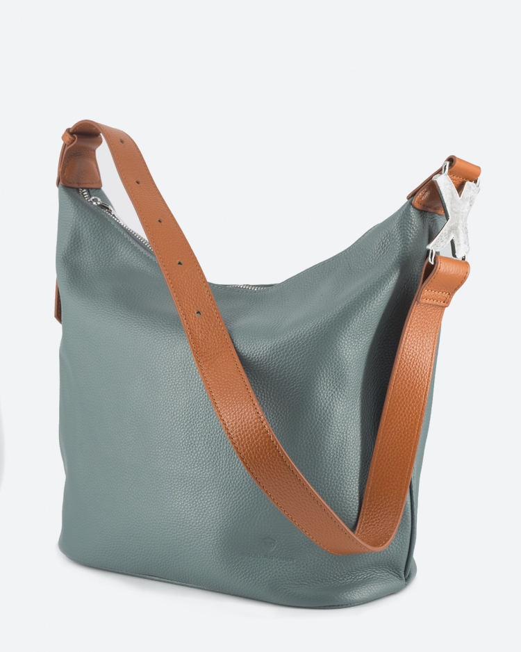 Сумка женская хобо Paul Rayner blue-green