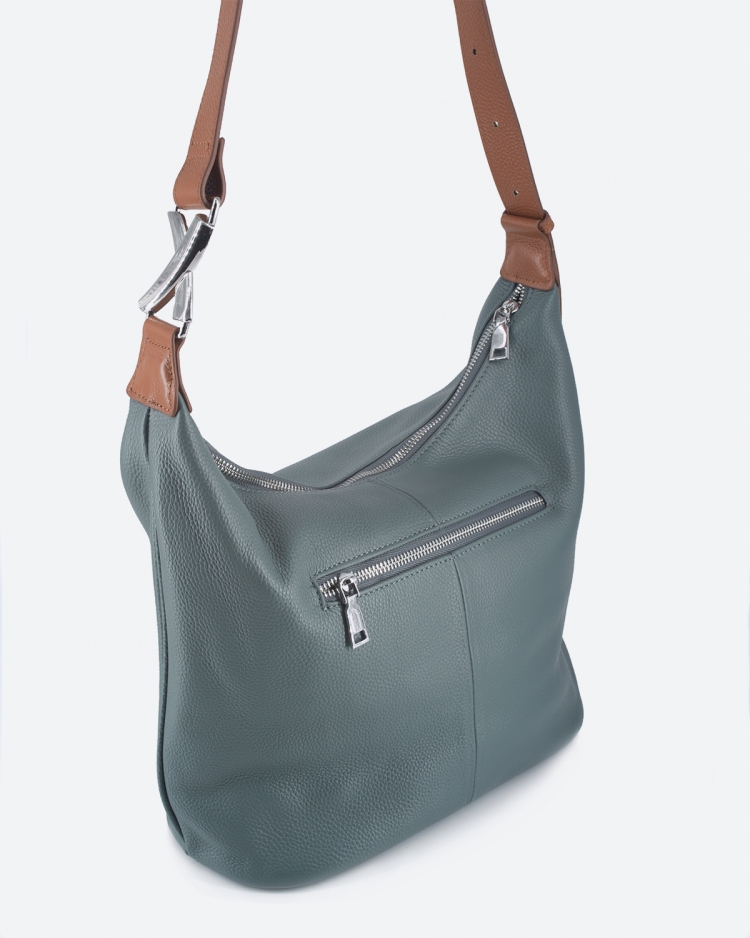 Сумка женская хобо Paul Rayner blue-green