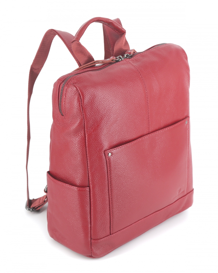 Женский рюкзак городской красный Paul Rayner red 1071