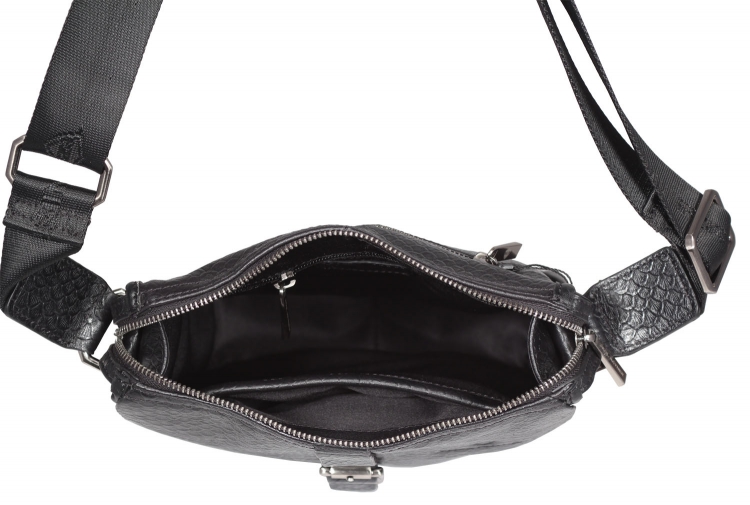 Сумка мужская из кожи под рептилию 00311772-411-3