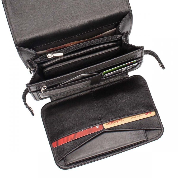 Компактная барсетка на пояс Dixon Black