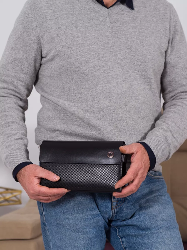 Мужской клатч барсетка на молнии  Paul Rayner 035136-1