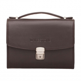 Элегантная коричневая барсетка мужская Evans Brown