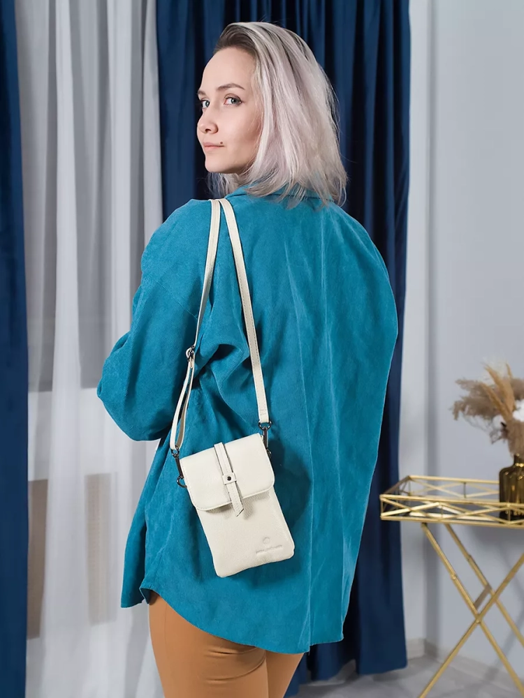 Женская сумка планшет Paul Rayner beige бежевая 8056