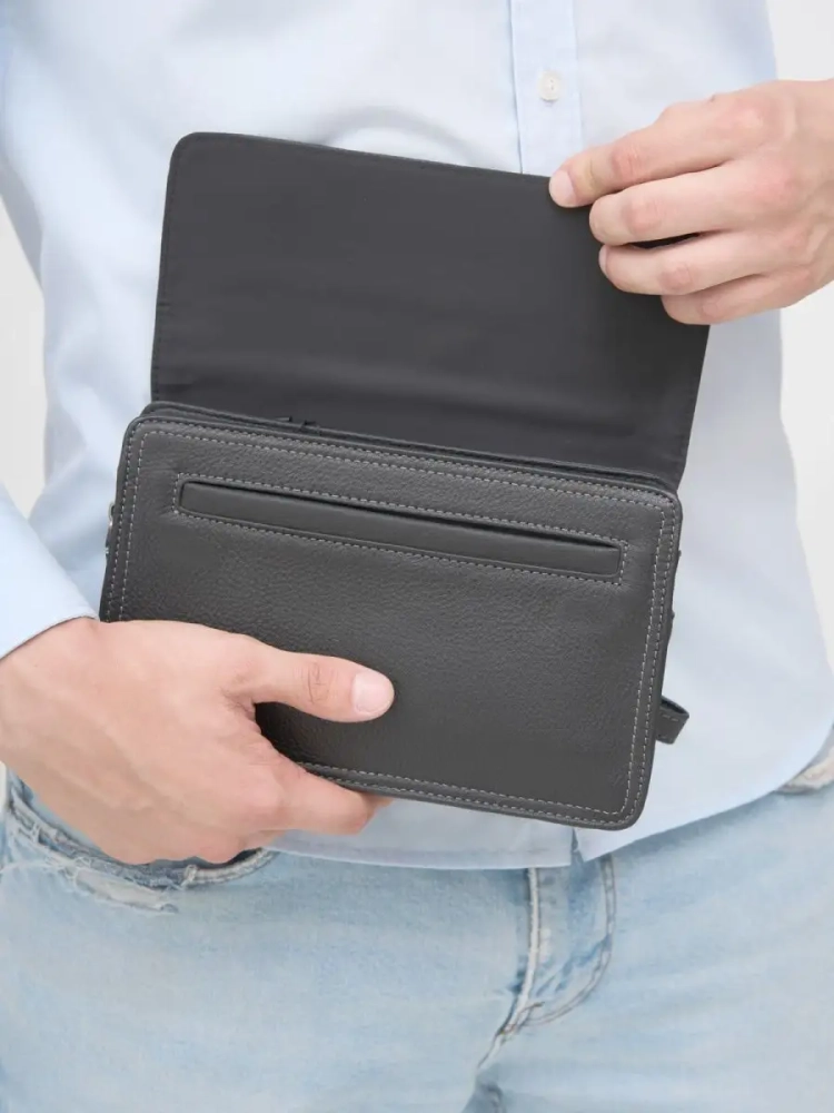 Мужской клатч кожаный Paul Rayner 1645-7