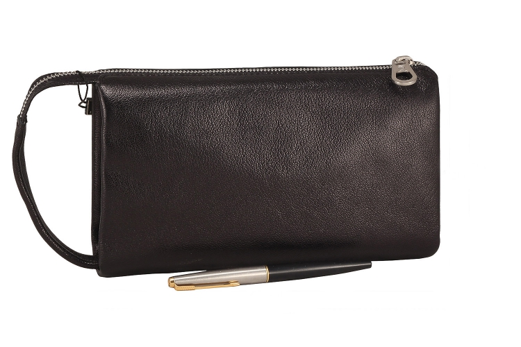 Кожаный мужской клатч с кистевым ремнем Paul Rayner 03538059-357