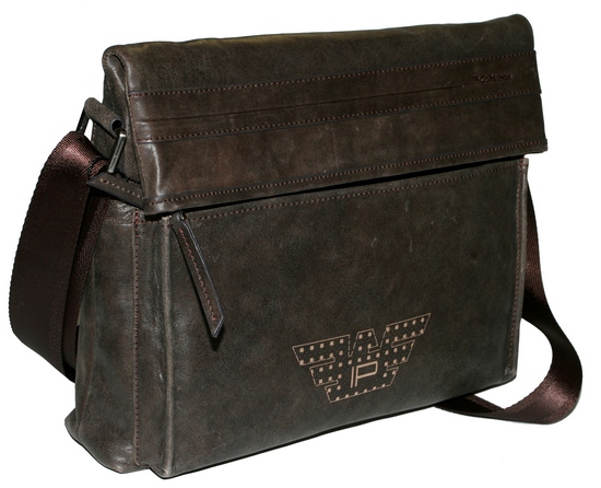 Коричневый мужской портфель IP Collection 3111-1br.1