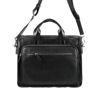 Сумка деловая Jancarlo Baretti натуральная кожа под рептилию 01176