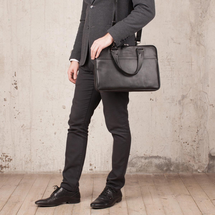 Деловая мужская сумка Anson Black