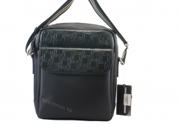 Черная комбинированная сумка Dunhill 68-4 