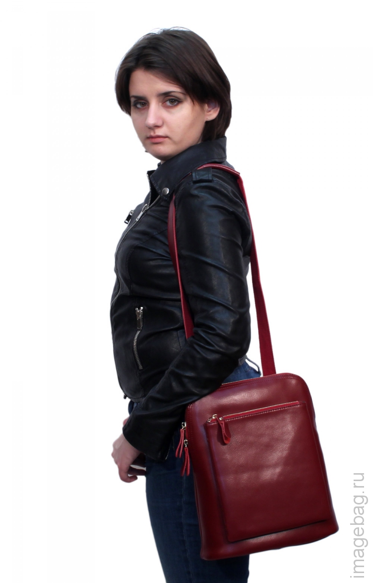 Рюкзак женский P. Rayner Valery small red_8767