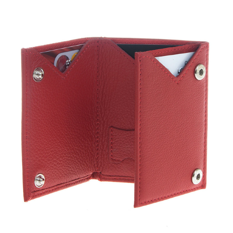 Визитница кожаная Galib 1M001R-1-RED