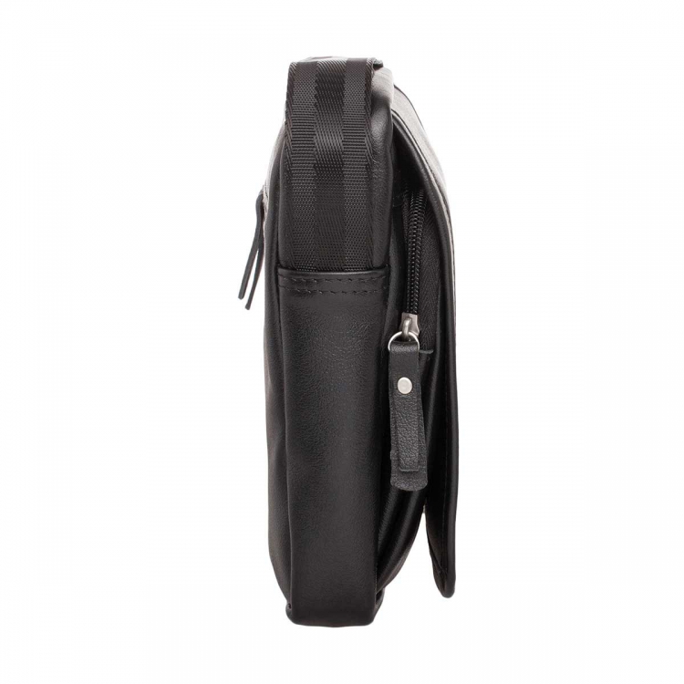 Компактная мужская сумка на плечо Parker Black