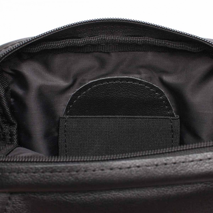 Компактная мужская сумка на плечо Parker Black