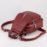 Рюкзак женский кожаный маленький Paul Rayner красный 1031-1
