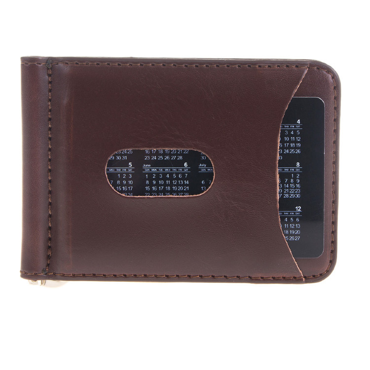 Зажим для денег GALIB M130-П2B brown