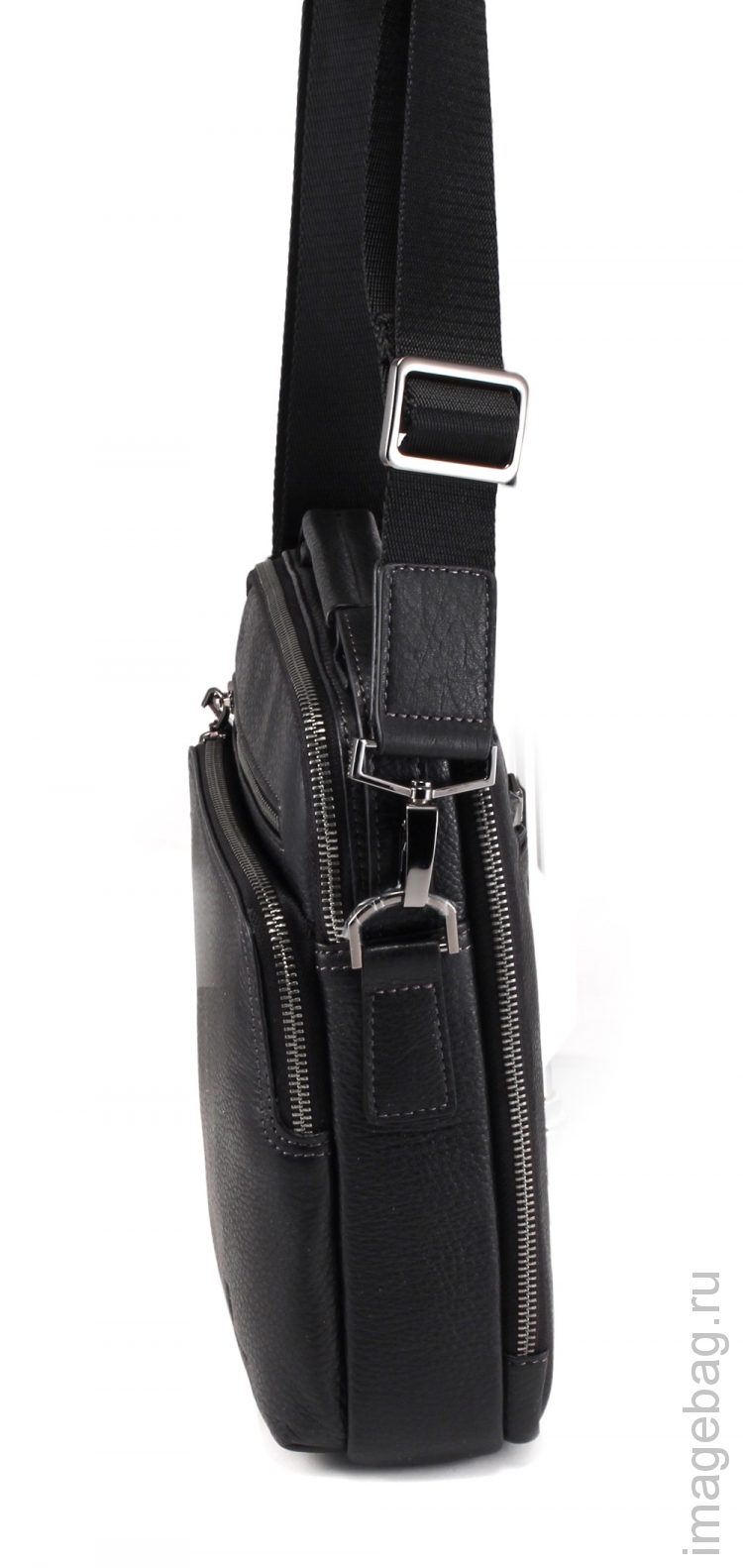 Кожаная сумка черная Paul Rayner 0035270-4-9152