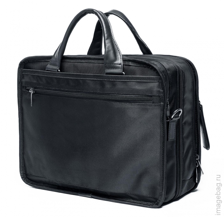 ALPHA X01 black Деловая сумка для документов черная-3