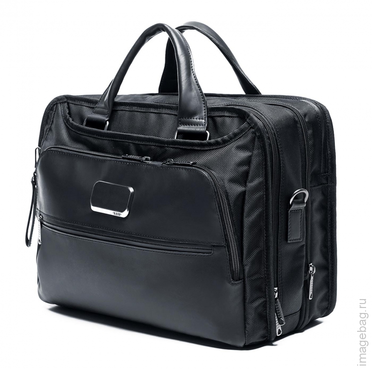 ALPHA X01 black Деловая сумка для документов черная-5