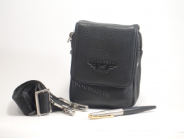 Универсальная кожаная сумка на пояс IP Collection 568-4