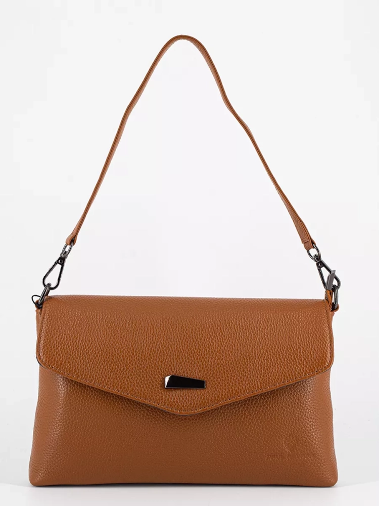 Клатч женский кожаный коричневый 8819